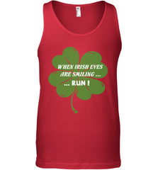 When Irish eyes are smiling Run Lucky St Patricks Day Shirt Men's Tank Top Men's Tank Top - jonhlittlestore88