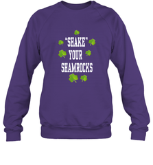 Shake your shamrocks Lucky shamrock Irish St Patrck's day Shirt Crewneck Sweatshirt Crewneck Sweatshirt - jonhlittlestore88
