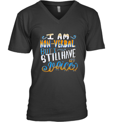 Special Needs NonVerbal Autism Awesome Men's V-Neck Men's V-Neck - jonhlittlestore88