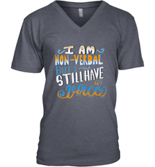 Special Needs NonVerbal Autism Awesome Men's V-Neck Men's V-Neck - jonhlittlestore88