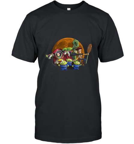 Disney Pixar Toy Story Halloween Moon Group Men's T-Shirt Men's T-Shirt / Black / S Men's T-Shirt - jonhlittlestore88