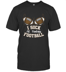 NFL i suck at fantasy football funny football christmas birthday Men's T-Shirt
