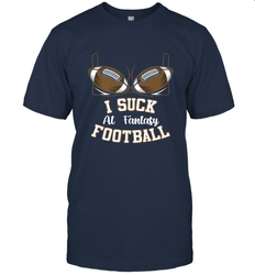 NFL i suck at fantasy football funny football christmas birthday Men's T-Shirt
