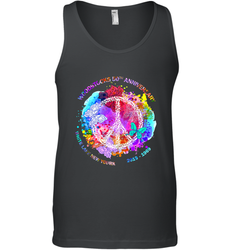 Woodstocks 50th Anniversary Peace Love tee Men's Tank Top