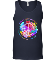 Woodstocks 50th Anniversary Peace Love tee Men's Tank Top