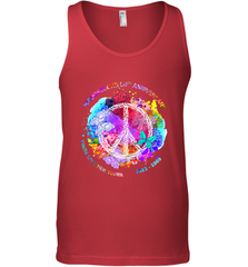 Woodstocks 50th Anniversary Peace Love tee Men's Tank Top Men's Tank Top - jonhlittlestore88