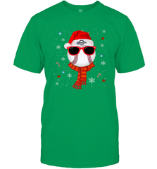 Milwaukee Brewers Logo Christmas Baseball Player Glasses Santa Hat Pajama Gift Men's T-Shirt Men's T-Shirt - jonhlittlestore88