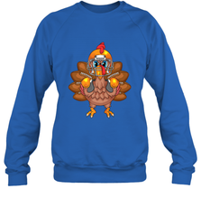 Cool Turkey Football Feathers Funny Thanksgiving Sports Gift Crewneck Sweatshirt Crewneck Sweatshirt - jonhlittlestore88