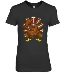 Cool Turkey Football Feathers Funny Thanksgiving Sports Women's Premium T-Shirt Women's Premium T-Shirt - jonhlittlestore88