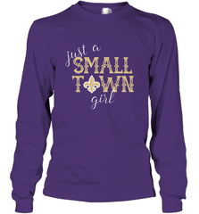 NFL Small Town New Orleans Football Girl, Great Christmas Gift Long Sleeve T-Shirt Long Sleeve T-Shirt - jonhlittlestore88
