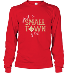 NFL Small Town New Orleans Football Girl, Great Christmas Gift Long Sleeve T-Shirt Long Sleeve T-Shirt - jonhlittlestore88