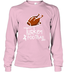 Turkey And Football Thanksgiving Day Football Fan Holiday Gift Long Sleeve T-Shirt Long Sleeve T-Shirt - jonhlittlestore88