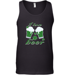 I love beer Funny st patricks day shirt Men's Tank Top