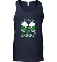 I love beer Funny st patricks day shirt Men's Tank Top