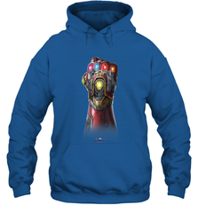Marvel Avengers Endgame Infinity Stone Gauntlet Color Logo Hooded Sweatshirt Hooded Sweatshirt - jonhlittlestore88