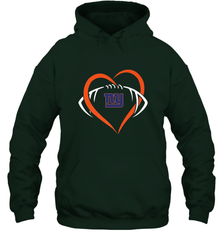 NFL New York Giants Heart Love Football Hooded Sweatshirt Hooded Sweatshirt - jonhlittlestore88