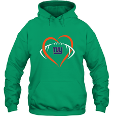 NFL New York Giants Heart Love Football Hooded Sweatshirt Hooded Sweatshirt - jonhlittlestore88