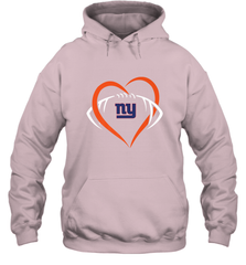 NFL New York Giants Heart Love Football Hooded Sweatshirt Hooded Sweatshirt - jonhlittlestore88