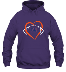 NFL New York Giants Heart Love Football Hooded Sweatshirt Hooded Sweatshirt - jonhlittlestore88