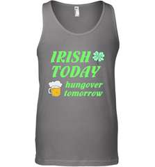 Irish today hungover tomorrow St Patricks Day Shirt Men's Tank Top Men's Tank Top - jonhlittlestore88