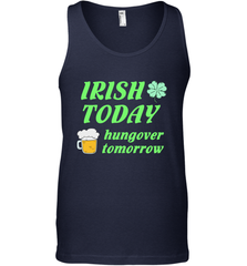 Irish today hungover tomorrow St Patricks Day Shirt Men's Tank Top Men's Tank Top - jonhlittlestore88
