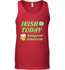 Irish today hungover tomorrow St Patricks Day Shirt Men's Tank Top Men's Tank Top - jonhlittlestore88