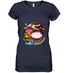 Terraria_ Boss Rush Women's V-Neck T-Shirt Women's V-Neck T-Shirt - jonhlittlestore88