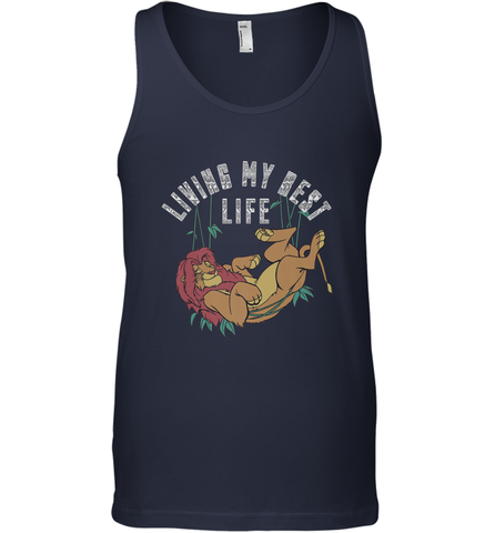 Disney Lion King Simba Living My Best Life Men's Tank Top