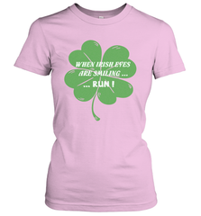 When Irish eyes are smiling Run Lucky St Patricks Day Shirt Women's T-Shirt Women's T-Shirt - jonhlittlestore88