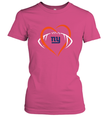 NFL New York Giants Heart Love Football Women's T-Shirt Women's T-Shirt - jonhlittlestore88