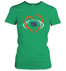 NFL New York Giants Heart Love Football Women's T-Shirt Women's T-Shirt - jonhlittlestore88
