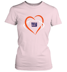NFL New York Giants Heart Love Football Women's T-Shirt Women's T-Shirt - jonhlittlestore88