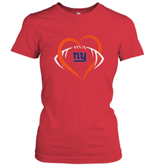 NFL New York Giants Heart Love Football Women's T-Shirt Women's T-Shirt - jonhlittlestore88