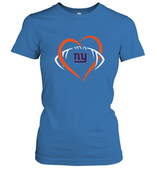 NFL New York Giants Heart Love Football Women's T-Shirt Women's T-Shirt - jonhlittlestore88