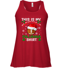 NFL This Is My Football Christmas Pajama Gift Football Lover Women's Racerback Tank Women's Racerback Tank - jonhlittlestore88