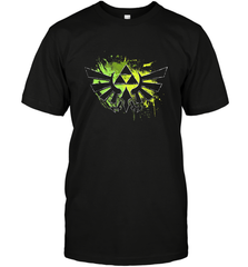 Legend Of Zelda Triforce Logo Paint Splatter Men's T-Shirt Men's T-Shirt - jonhlittlestore88