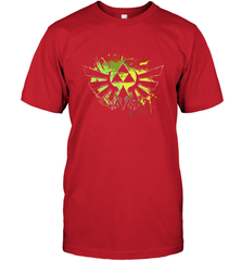 Legend Of Zelda Triforce Logo Paint Splatter Men's T-Shirt Men's T-Shirt - jonhlittlestore88