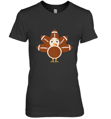 Funny Football Turkey Fall Thanksgiving Football Women's Premium T-Shirt Women's Premium T-Shirt - jonhlittlestore88