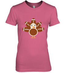 Funny Football Turkey Fall Thanksgiving Football Women's Premium T-Shirt Women's Premium T-Shirt - jonhlittlestore88
