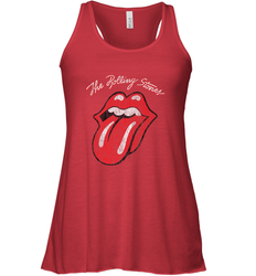 Mens The Rolling Stones Script Tongue Logo Women's Racerback Tank