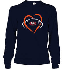 NFL San Francisco Heart Love Football Long Sleeve T-Shirt Long Sleeve T-Shirt - jonhlittlestore88