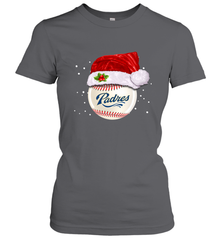 San Diego Padres Baseball Ball Christmas Santa Hat Xmas Sport Funny Snow Women's T-Shirt Women's T-Shirt - jonhlittlestore88