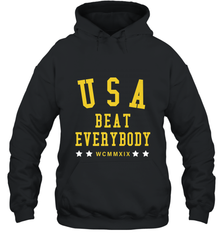 USA Beat Everybody Shirt _ USA Beat Everybody Hooded Sweatshirt Hooded Sweatshirt - jonhlittlestore88