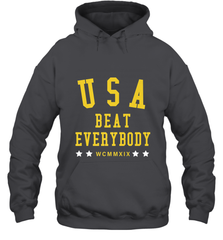USA Beat Everybody Shirt _ USA Beat Everybody Hooded Sweatshirt Hooded Sweatshirt - jonhlittlestore88
