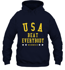 USA Beat Everybody Shirt _ USA Beat Everybody Hooded Sweatshirt Hooded Sweatshirt - jonhlittlestore88
