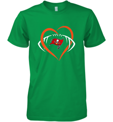 NFL Tampa Bay Buccaneers Heart Love Football Men's Premium T-Shirt Men's Premium T-Shirt - jonhlittlestore88