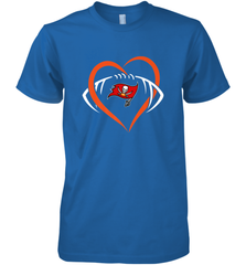 NFL Tampa Bay Buccaneers Heart Love Football Men's Premium T-Shirt Men's Premium T-Shirt - jonhlittlestore88