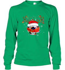 Santa Hat Soccer Reindeer Christmas Funny Players Football Long Sleeve T-Shirt Long Sleeve T-Shirt - jonhlittlestore88