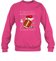 NFL This Is My Christmas Pajama Shirt  Football christmas ugly Crewneck Sweatshirt Crewneck Sweatshirt - jonhlittlestore88