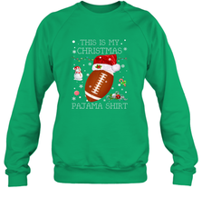NFL This Is My Christmas Pajama Shirt  Football christmas ugly Crewneck Sweatshirt Crewneck Sweatshirt - jonhlittlestore88